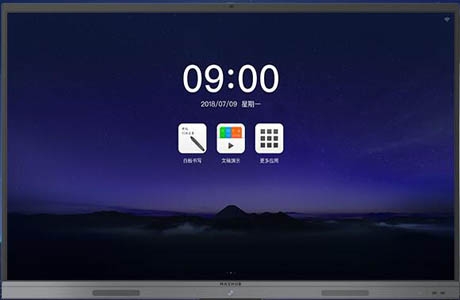 畫屏的可視角度性能及其在多人會議中的應(yīng)用。